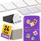 24-Pack 3x3 Inch Mini Magnetic Canvas Panels – Small Square Flat Canvases with 24 Soft Magnets for Acrylic, Oil, Watercolor Painting & DIY Crafts